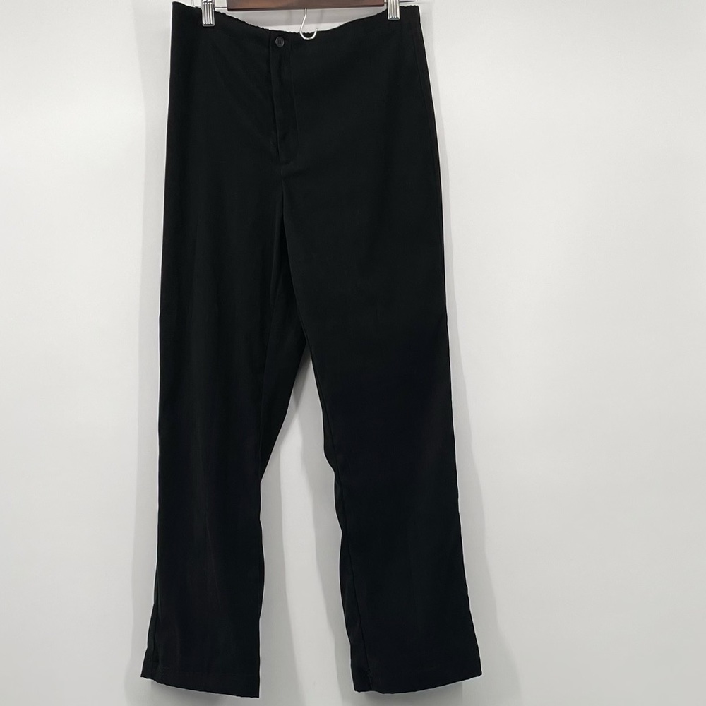 White Stag Black Stretch Dress Pants Pull On Career Slacks